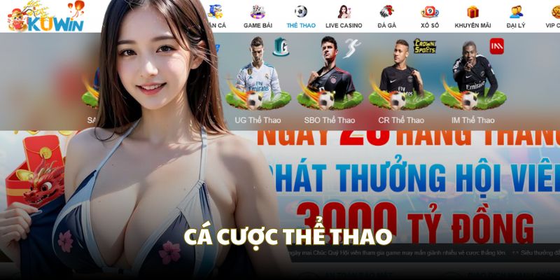 Cá cược thể thao kịch tính với nhà cái KUWIN
